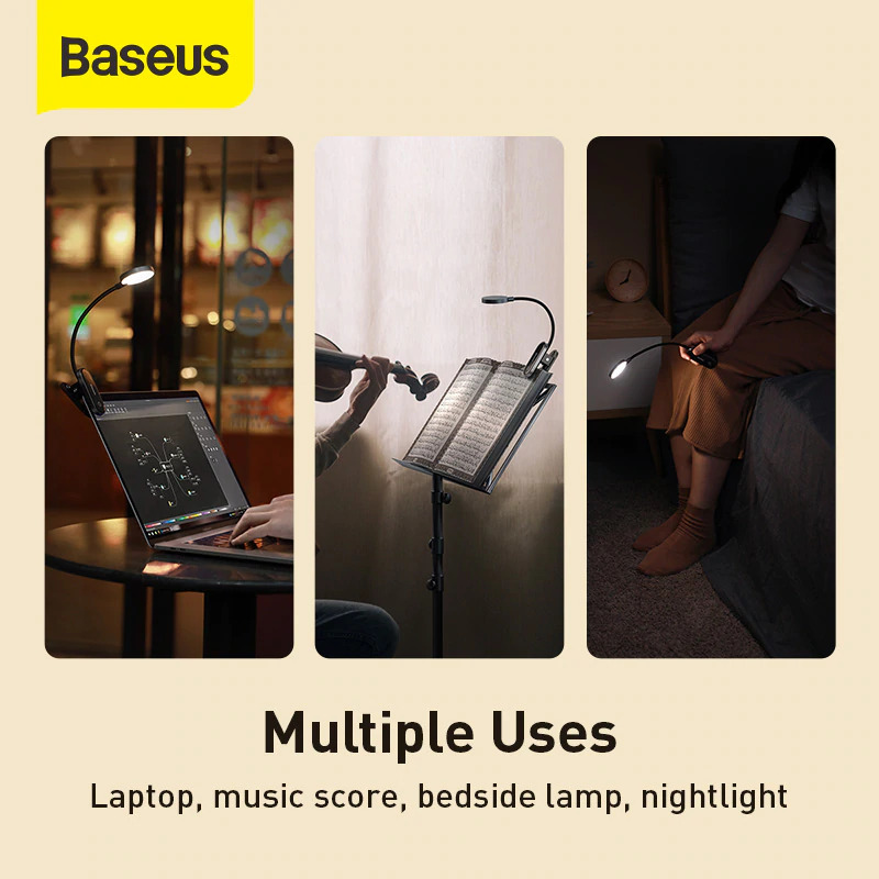 Baseus Comfort Mini Clip Reading Light Book in Sri Lanka